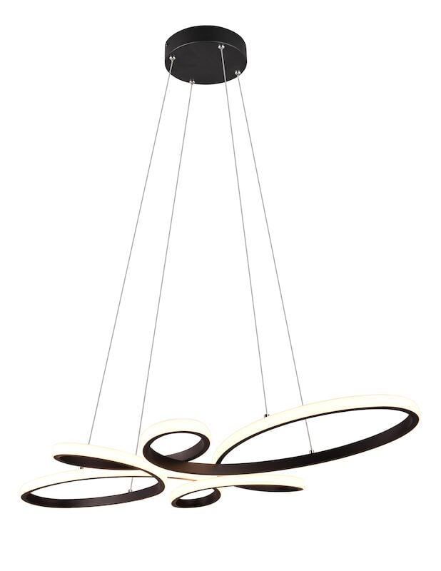 Trio Fly LED riippuvalaisin mattamusta